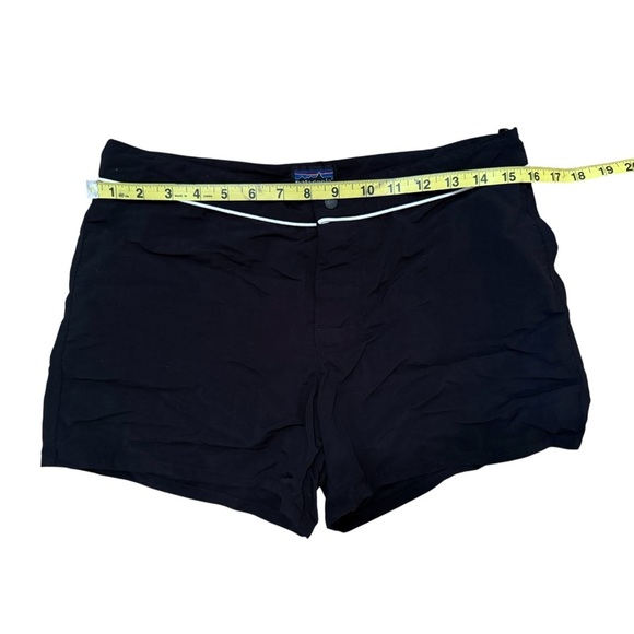 Patagonia Vintage Button Out Boardie Swim Shorts Women’s 8 Black Y2K Surf Hawaii - Picture 6 of 8